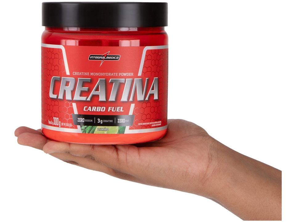Creatina Mono-hidratada Integralmedica Carbo Fuel em Pó 300g Limão - 6