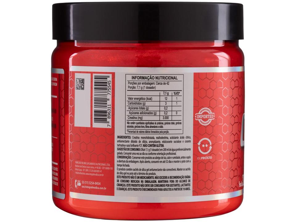 Creatina Mono-hidratada Integralmedica Carbo Fuel em Pó 300g Limão - 5