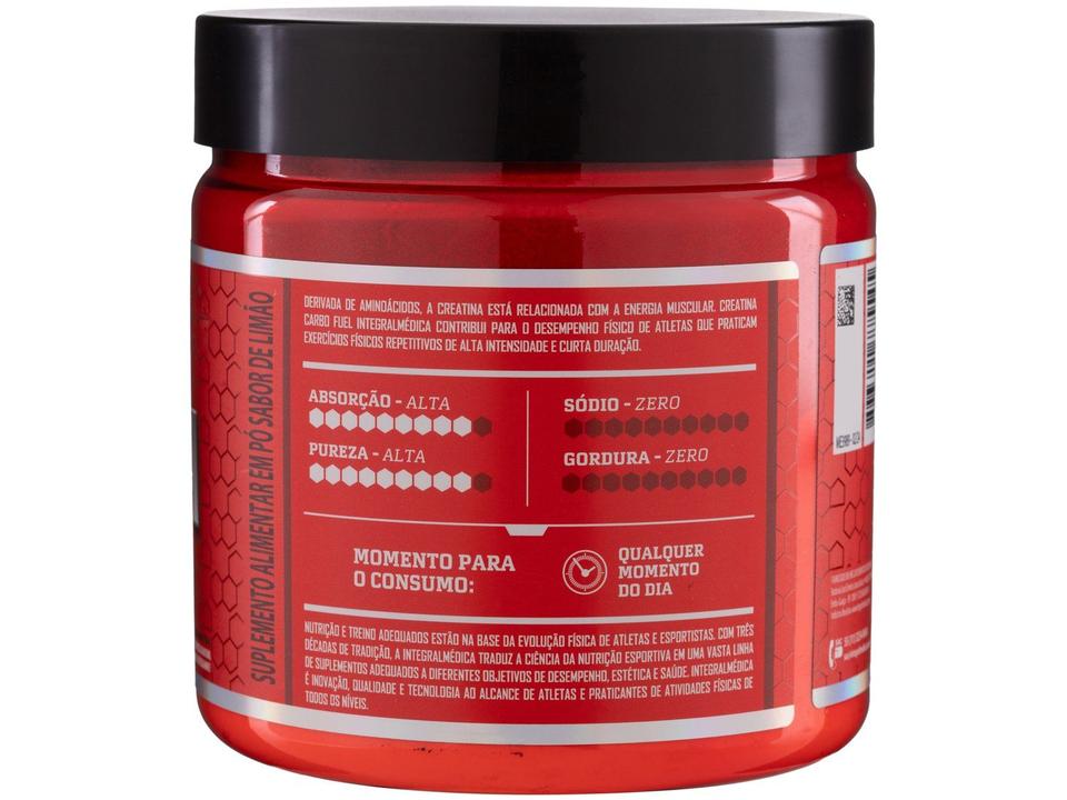 Creatina Mono-hidratada Integralmedica Carbo Fuel em Pó 300g Limão - 4