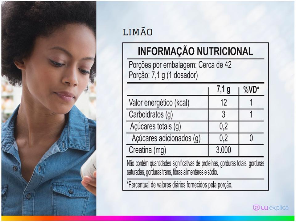 Creatina Mono-hidratada Integralmedica Carbo Fuel em Pó 300g Limão - 1