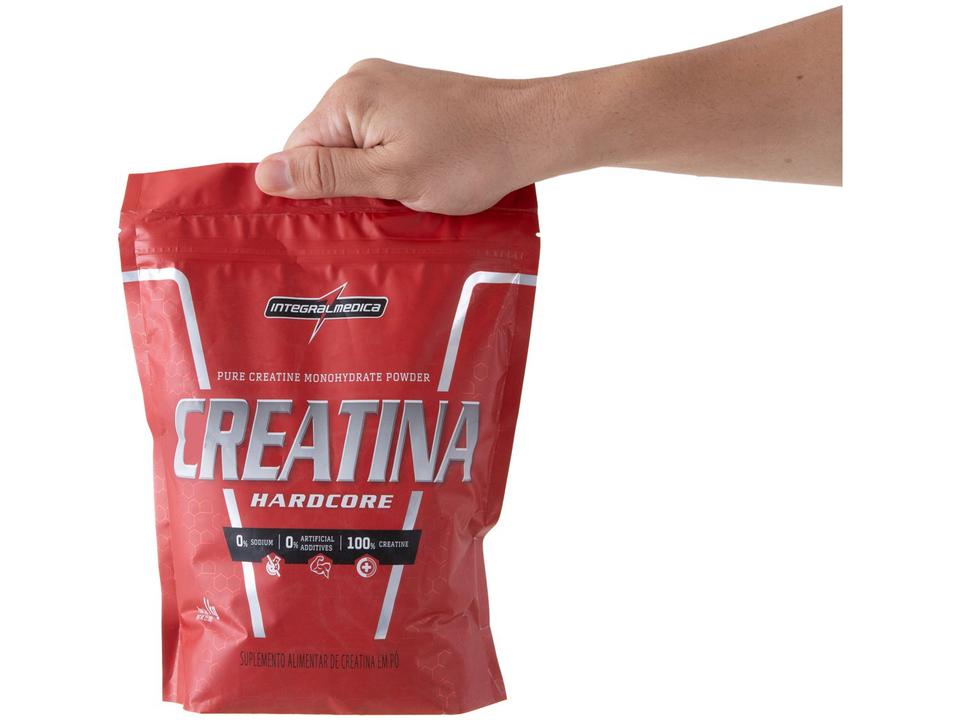 Creatina Mono-hidratada Integralmédica Hardcore - em Pó 1kg Neutro Natural - 3