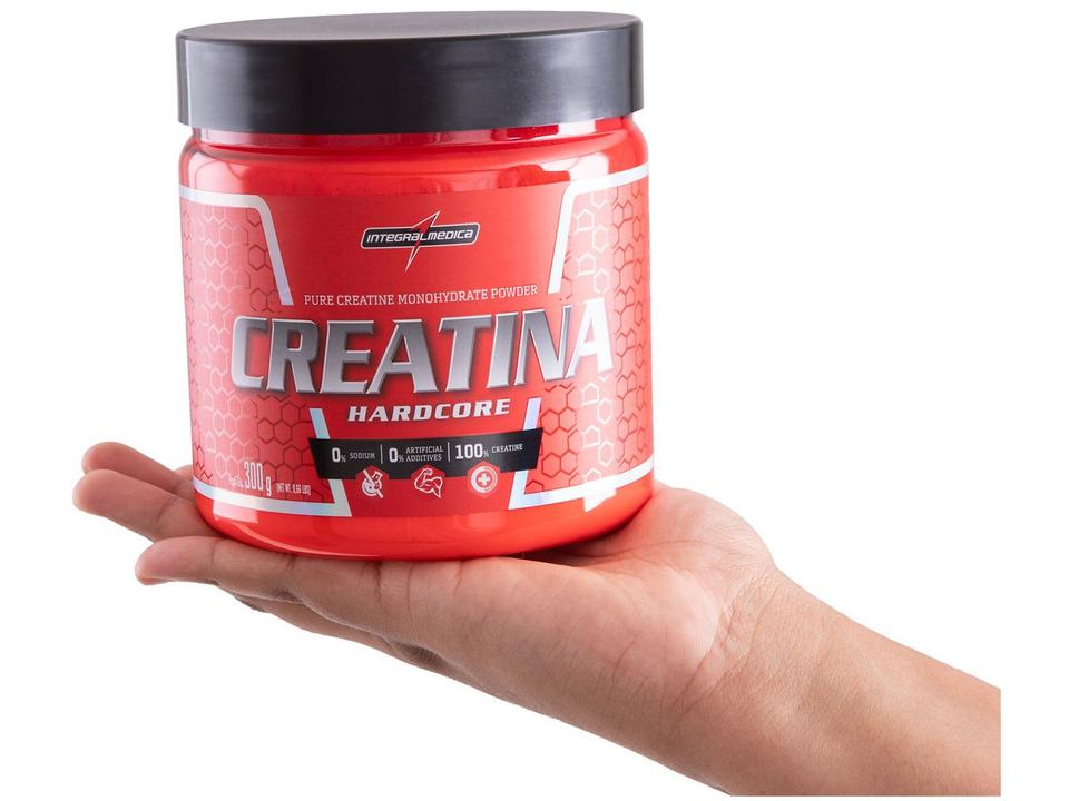 Creatina Mono-hidratada Integralmédica Hardcore em Pó 300g sem Sabor - 5