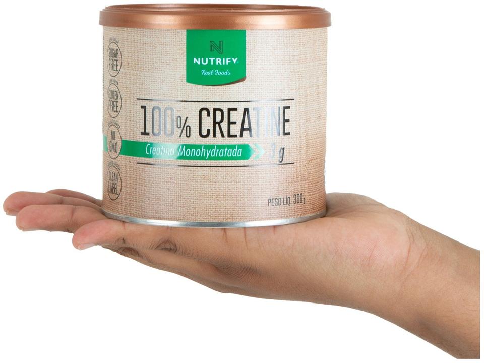Creatina Mono-hidratada Nutrify 100% Creatine em Pó 300g Natural - 6