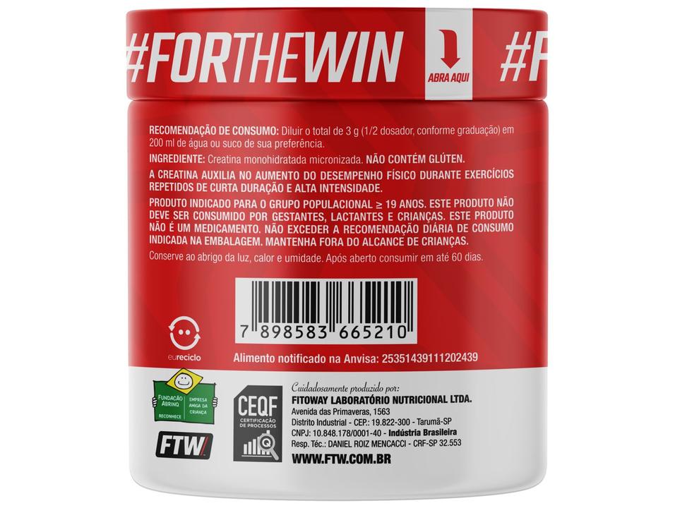 Creatina Monohidratada FTW em Pó 150g - 2