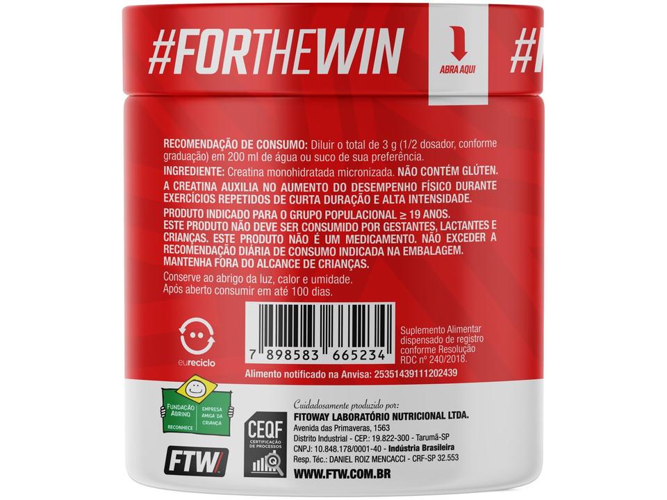 Creatina Monohidratada FTW em Pó 300g - 1