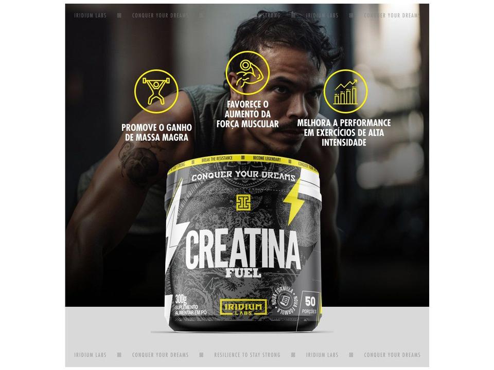 Creatina Monohidratada Iridium Labs Fuel em Pó - 3