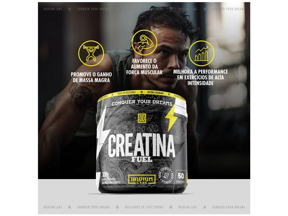 Creatina Monohidratada Iridium Labs Fuel em Pó - 3