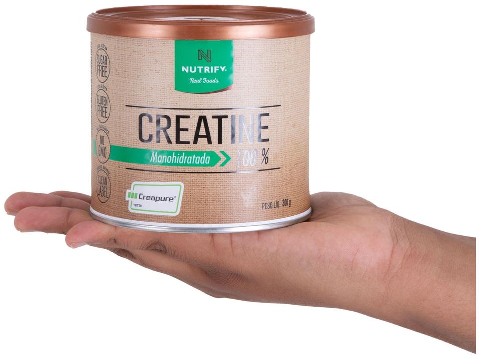Creatina Monohidratada Nutrify Real Foods Creatine em Pó 300g Natural e Vegana - 7