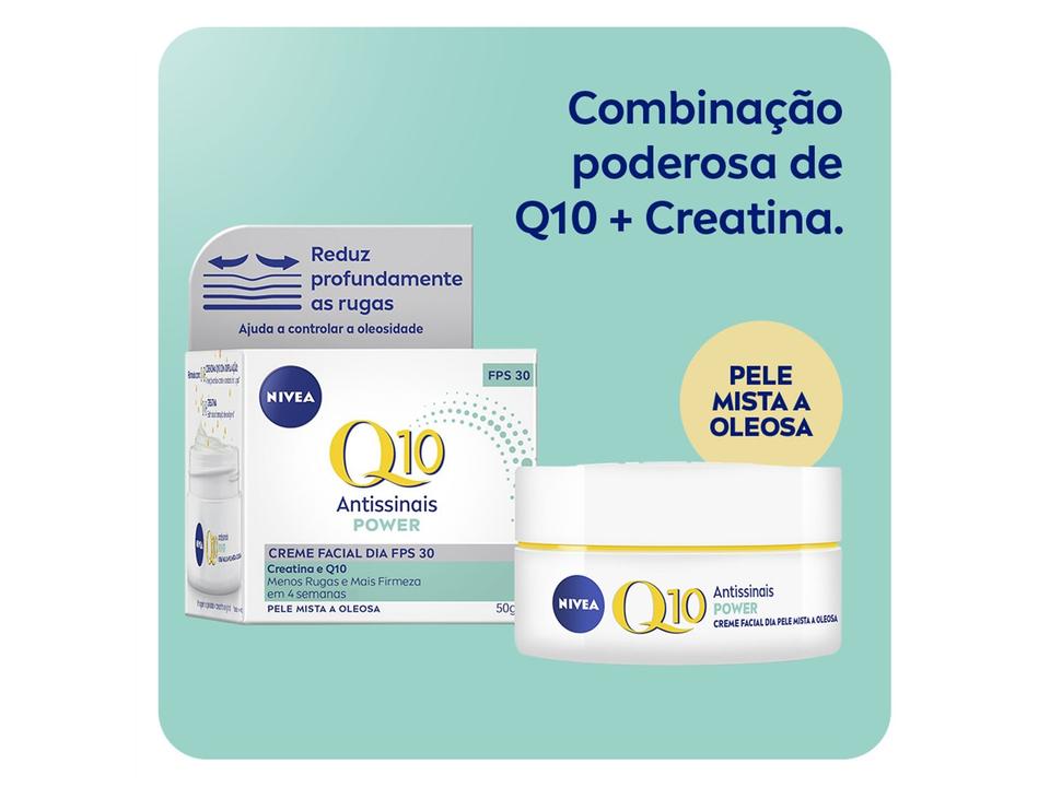 Creme Antissinais Facial Diurno Nivea Q10 Power 50g - 2