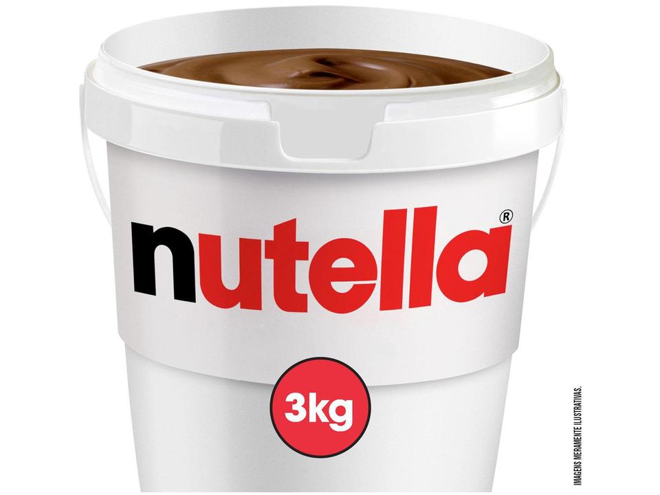 Creme de Avelã com Cacau Ferrero Nutella 3kg - 3