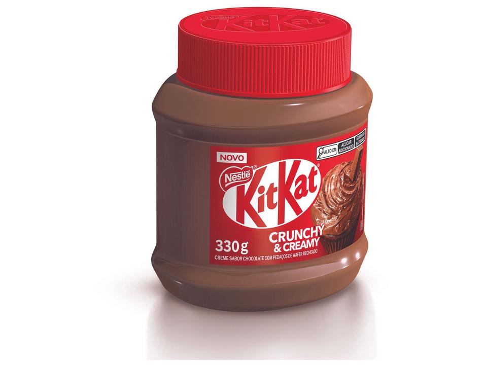 Creme de Chocolate Crunchy & Creamy Nestlé Kit Kat 330g - 3