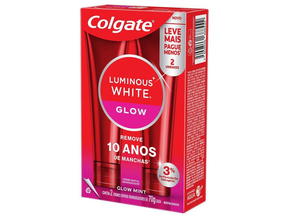 Creme Dental Colgate Luminous White Glow 70g 2 Unidades - 1