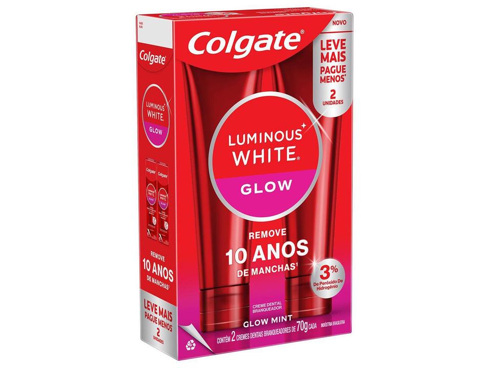 Creme Dental Colgate Luminous White Glow 70g 2 Unidades - 2