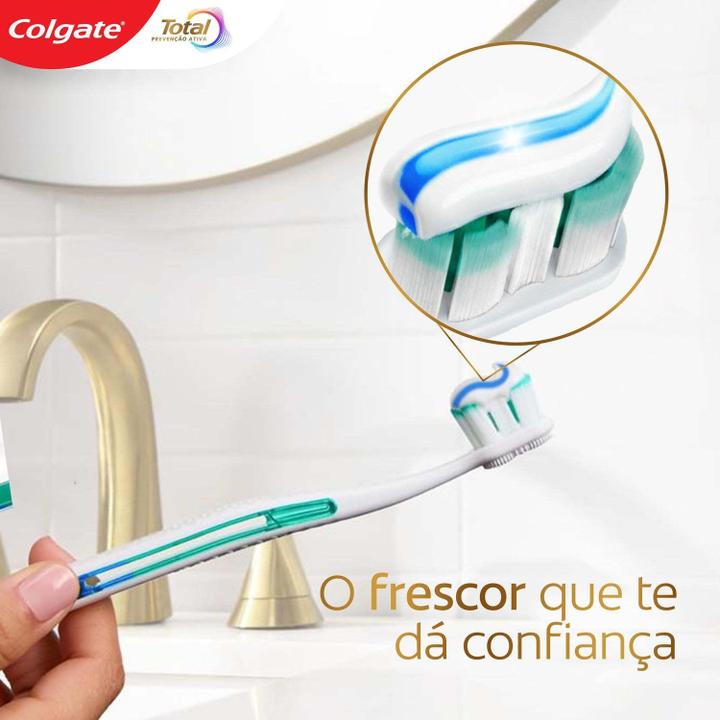 Creme Dental Para Branqueamento Colgate Total 12 Whitening & Advanced Fresh 90g - 16