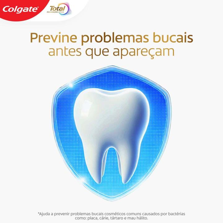 Creme Dental Para Branqueamento Colgate Total 12 Whitening & Advanced Fresh 90g - 10