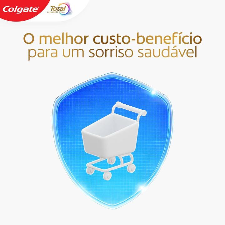 Creme Dental Para Branqueamento Colgate Total 12 Whitening & Advanced Fresh 90g - 18