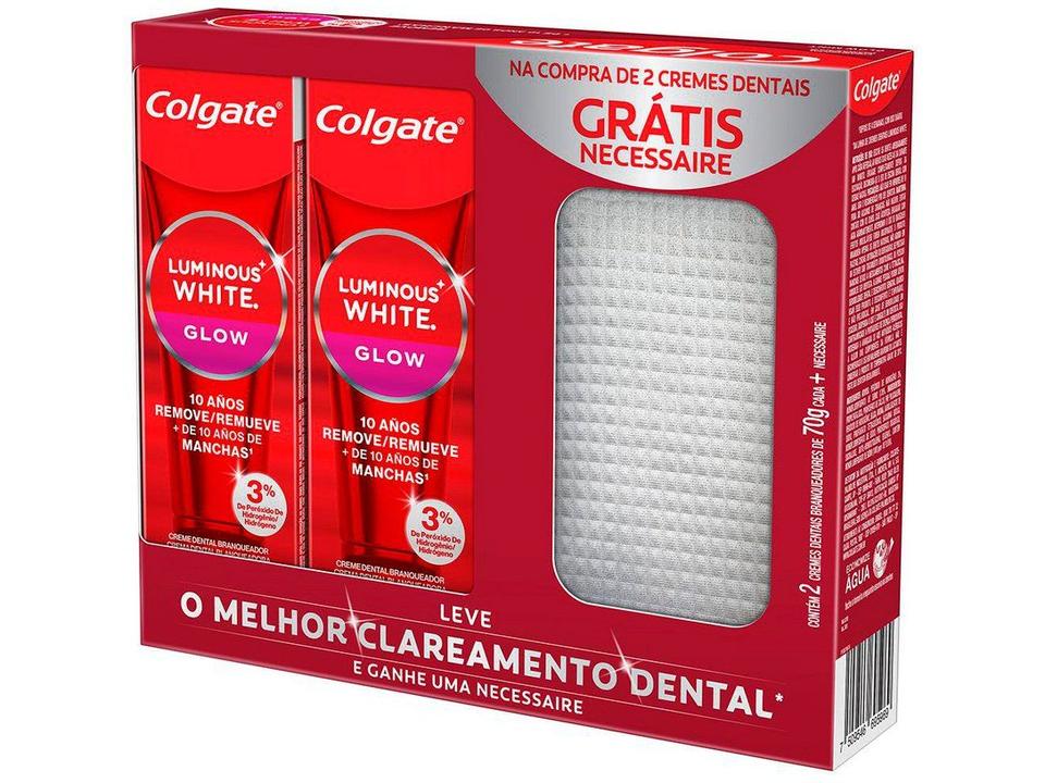 Creme Dental para Dentes Sensíveis Colgate Glow Xtreme Temperatures 70g 2 Unidades - 1
