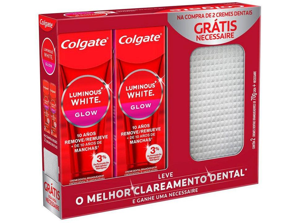 Creme Dental para Dentes Sensíveis Colgate Glow Xtreme Temperatures 70g 2 Unidades - 3