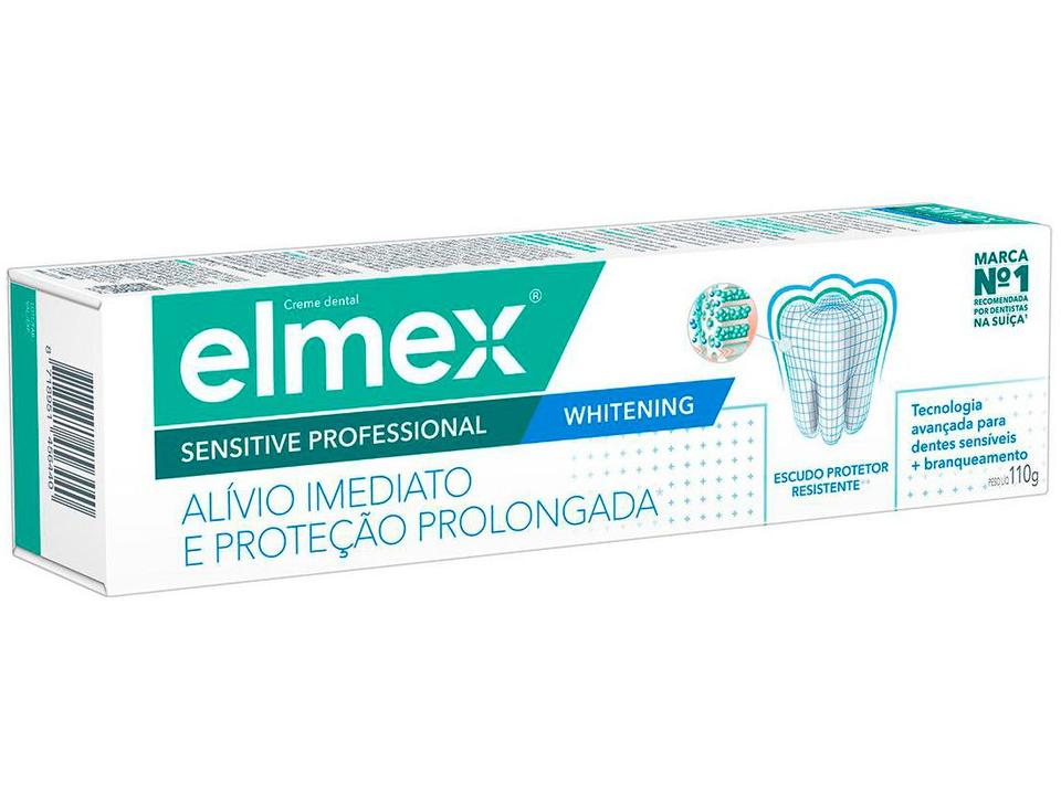 Creme Dental para Dentes Sensíveis Elmex Sensitive Professional Whitening 110g - 4