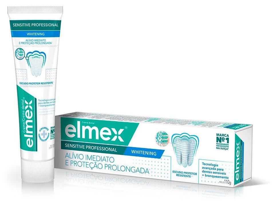 Creme Dental para Dentes Sensíveis Elmex Sensitive Professional Whitening 110g - 6