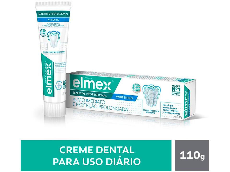 Creme Dental para Dentes Sensíveis Elmex Sensitive Professional Whitening 110g - 1