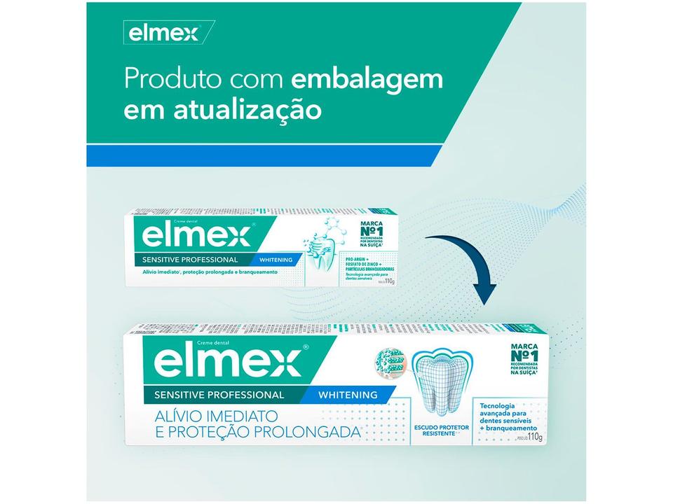 Creme Dental para Dentes Sensíveis Elmex Sensitive Professional Whitening 110g - 7