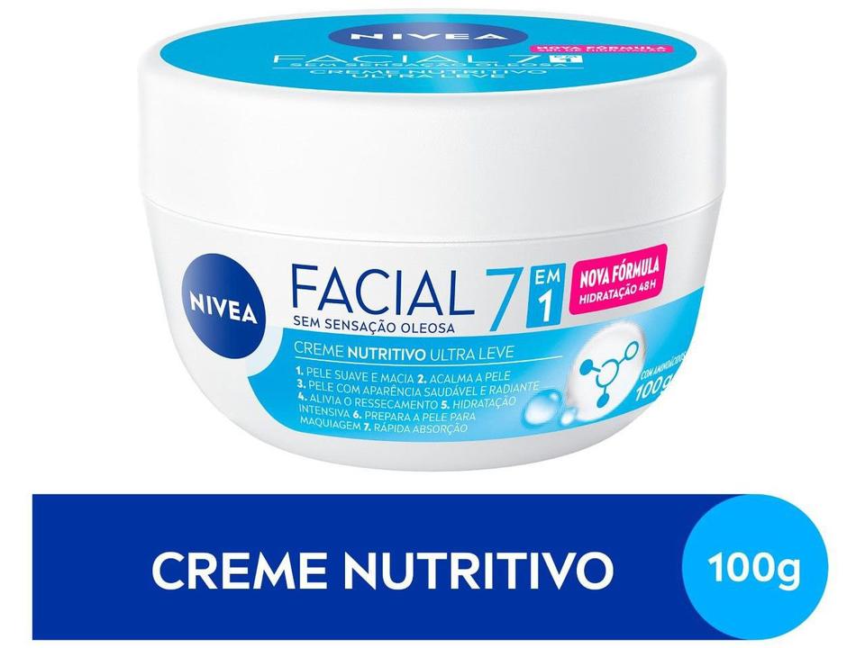 Creme Facial Nutritivo NIVEA Ultraleve 7 em 1 100g - 1