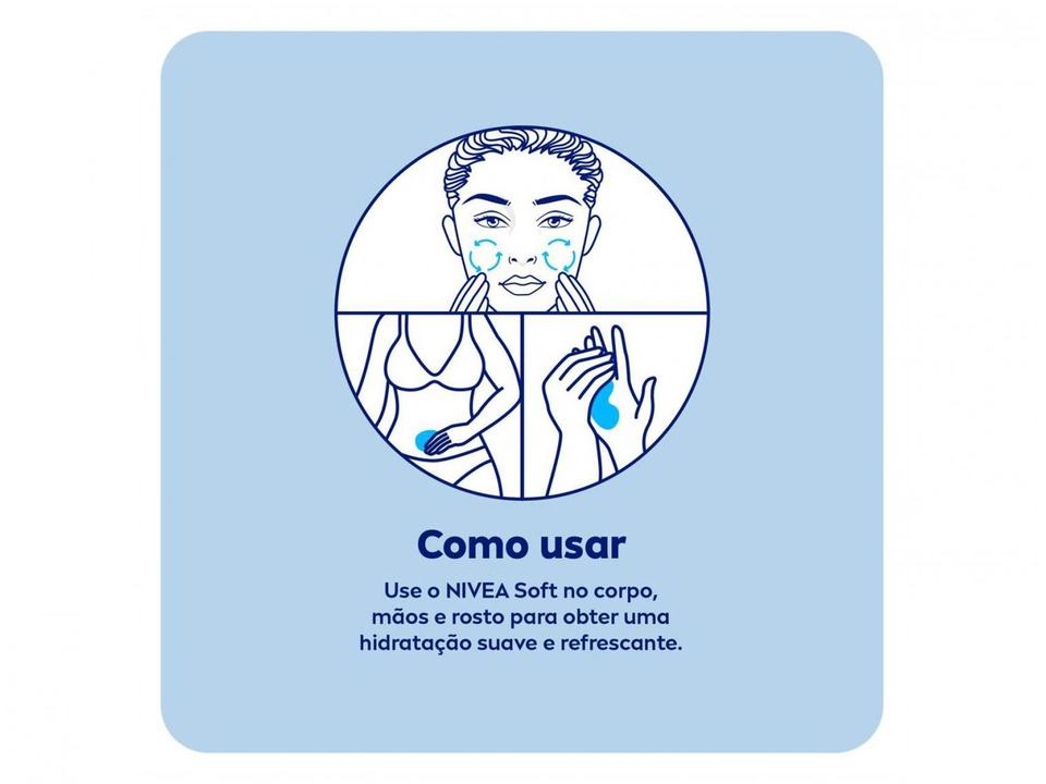 Creme Hidratante Corporal Nivea Soft 97g - 6
