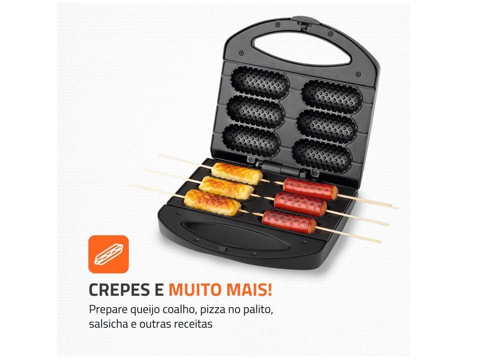 Crepeira Elétrica Mondial Pratic Crepe & Hot Dog - 1