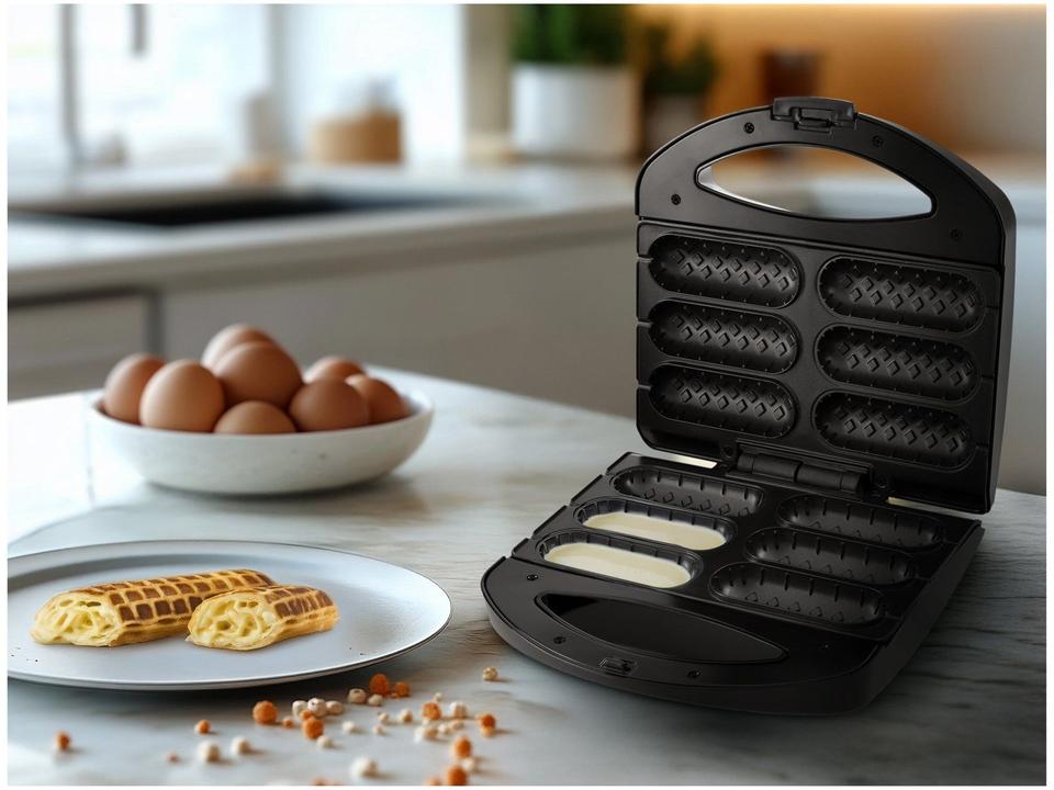 Crepeira Elétrica Mondial Pratic Crepe & Hot Dog - 8