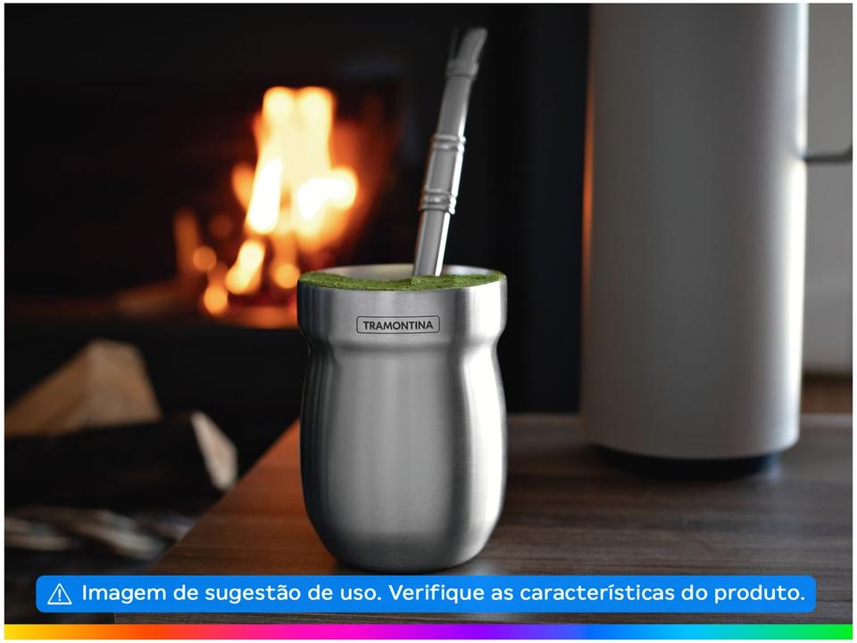 Cuia de Chimarrão e Tereré Térmica Inox Tramontina ILEX 61647230 240ml - 2