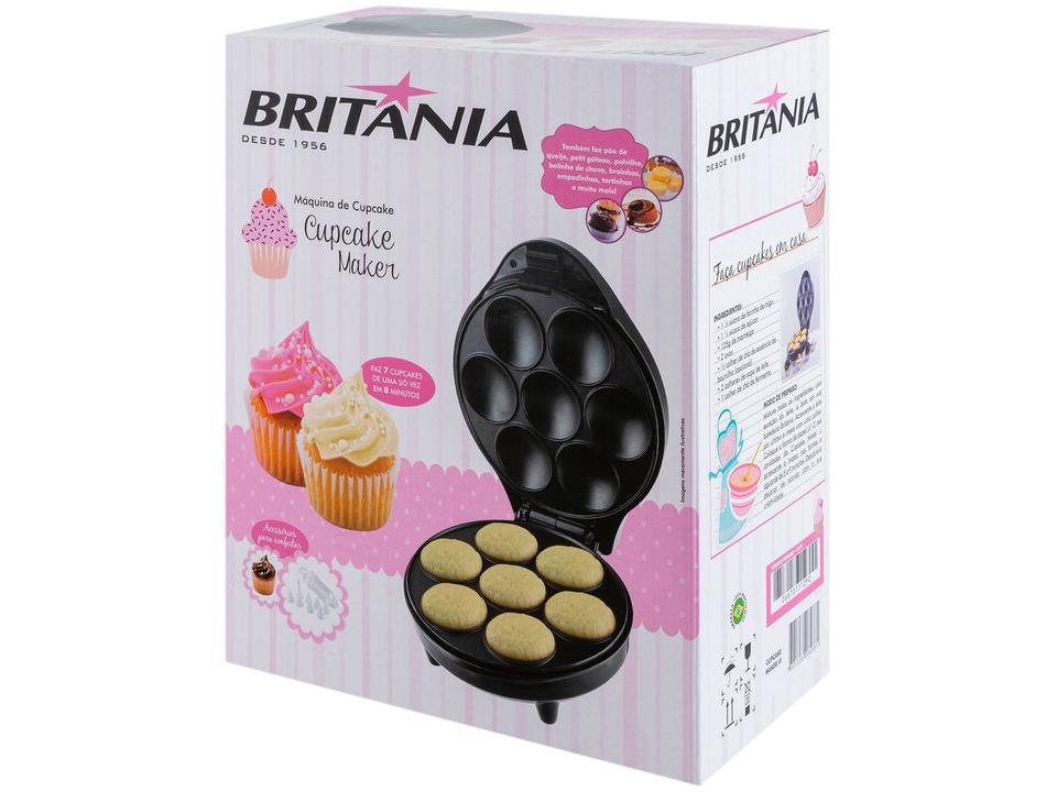 Cupcake Maker 3, 7 Cupcakes, Preto, 110V, Britânia - 14
