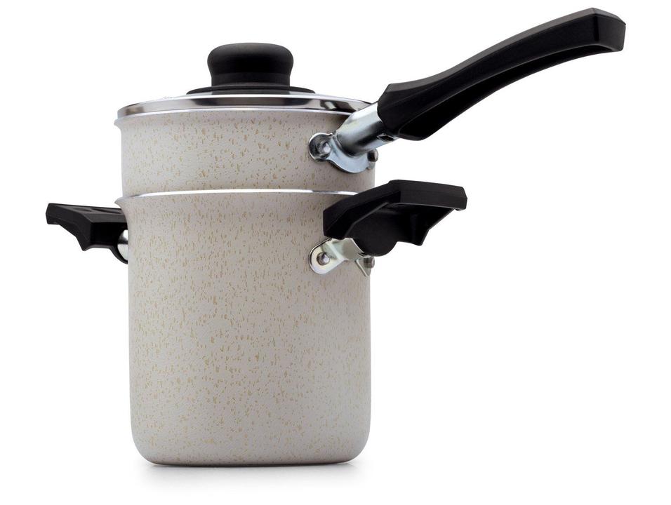 Cuscuzeira Multiflon de Alumínio Antiaderente Ekó 450ml 10cm 3 Peças - 2