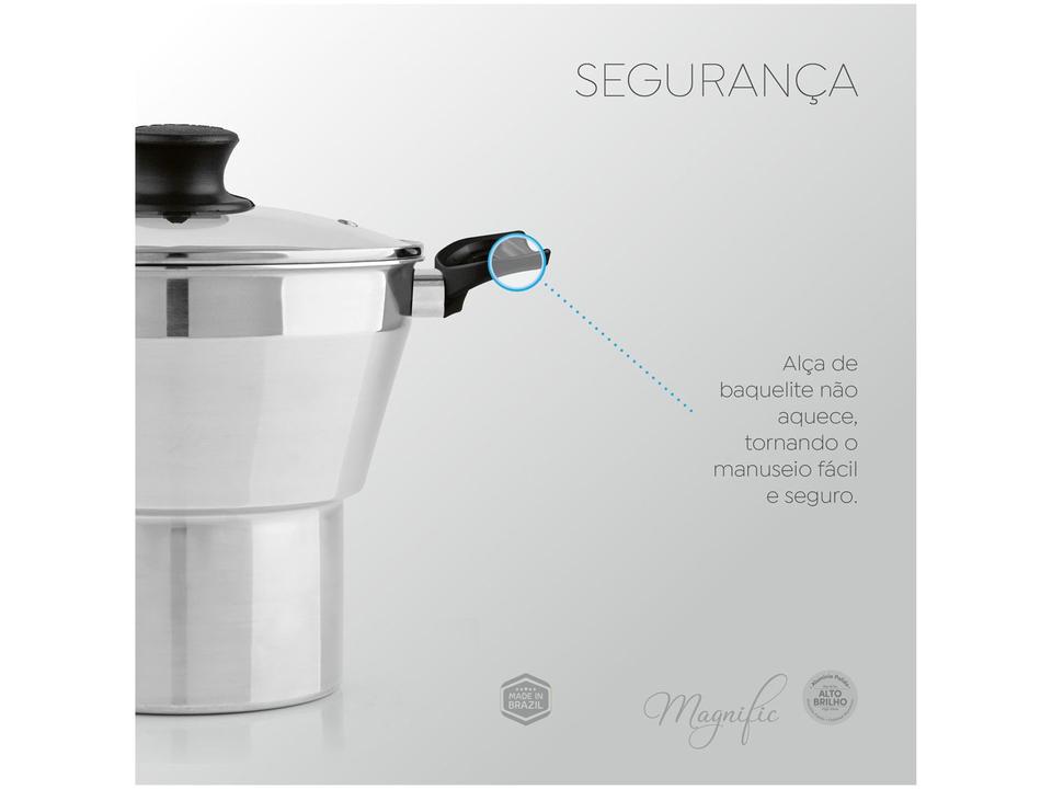 Cuscuzeira Panelux de Alumínio Antiaderente Magnific 2,4L 16cm - 1