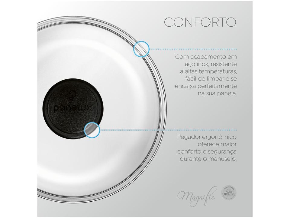 Cuscuzeira Panelux de Alumínio Antiaderente Magnific 2,4L 16cm - 2