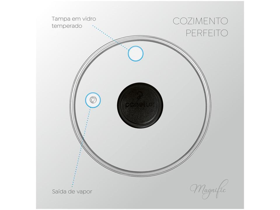 Cuscuzeira Panelux de Alumínio Antiaderente Magnific 800ml 10cm - 5