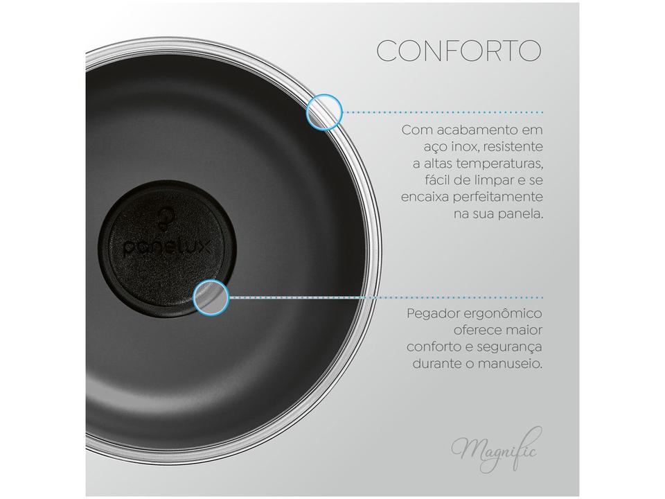Cuscuzeira Panelux de Alumínio Antiaderente Magnific 800ml 10cm - 4