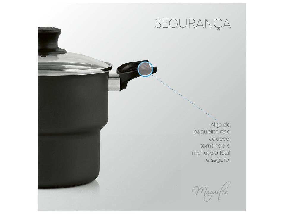Cuscuzeira Panelux de Alumínio Revestimento Interno Antiaderente Magnific 2,4L 16cm - 2
