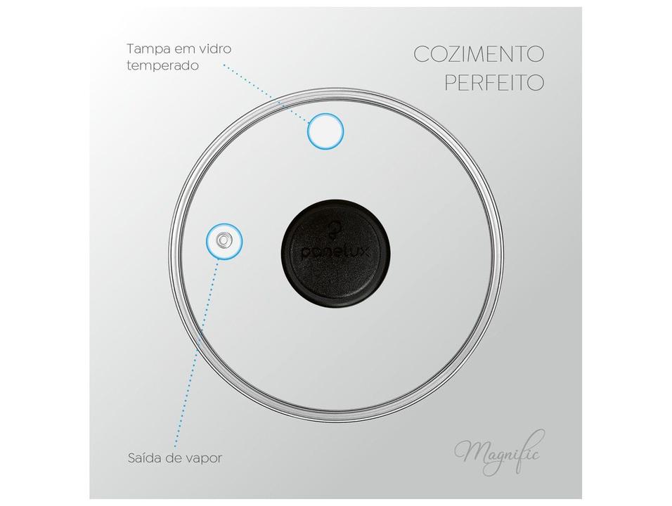 Cuscuzeira Panelux de Alumínio Revestimento Interno Antiaderente Magnific 2,4L 16cm - 3