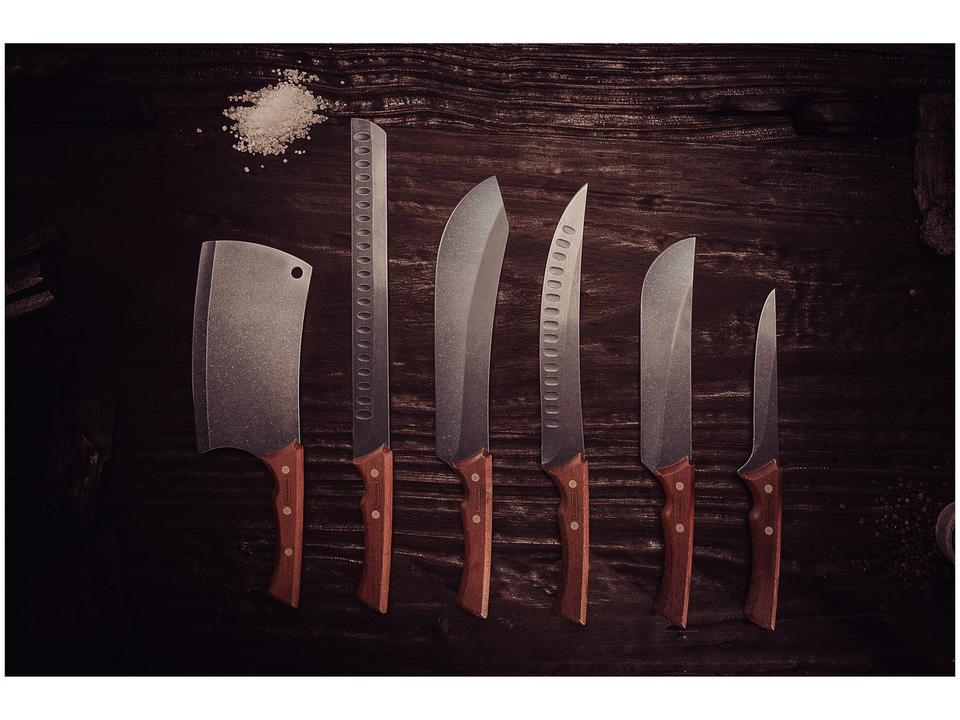 Cutelo Tramontina Inox 7” Churrasco Blac - 3