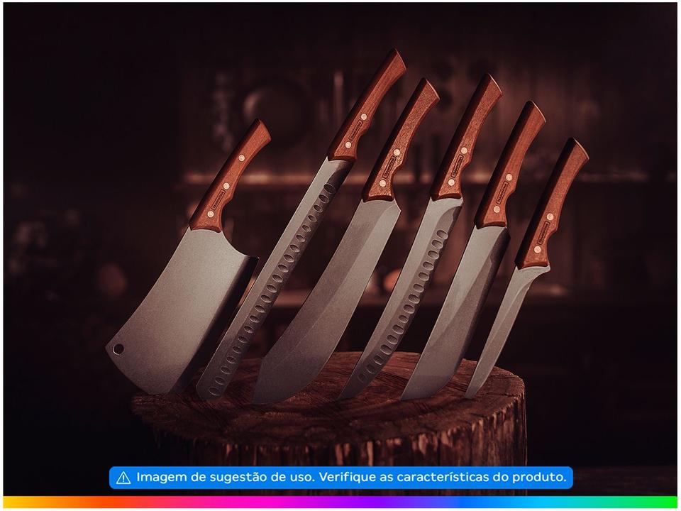 Cutelo Tramontina Inox 7” Churrasco Black - 1