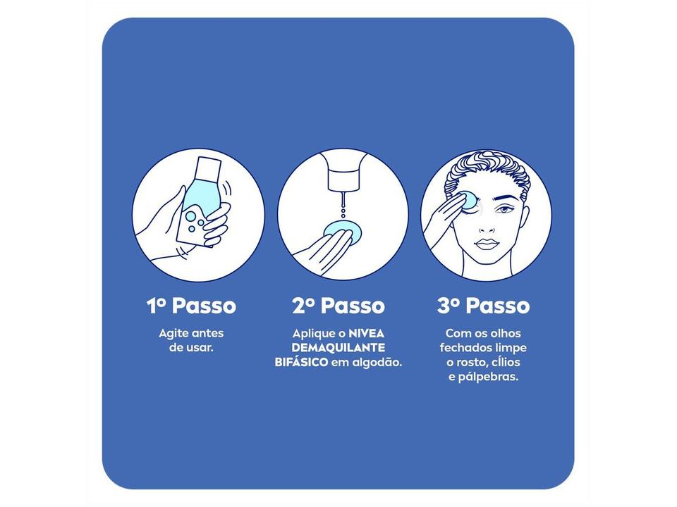 Demaquilante Facial Bifásico Nivea Alta Performace 125ml - 6