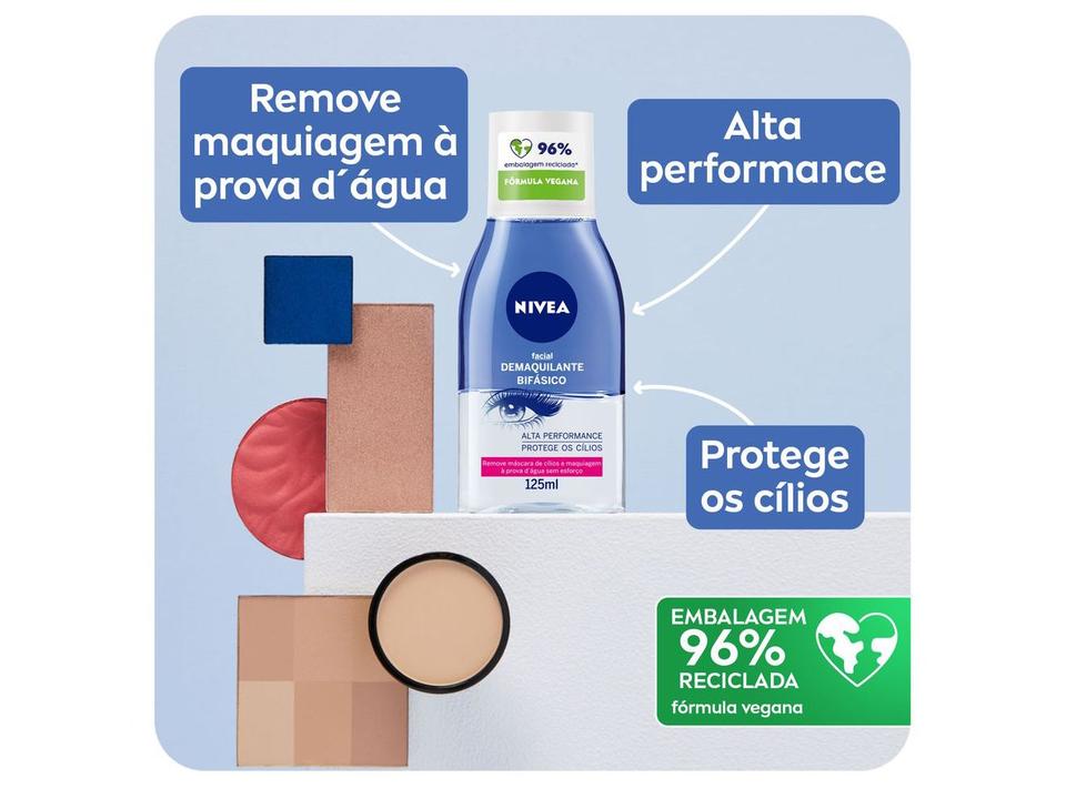 Demaquilante Facial Bifásico Nivea Alta Performace 125ml - 3