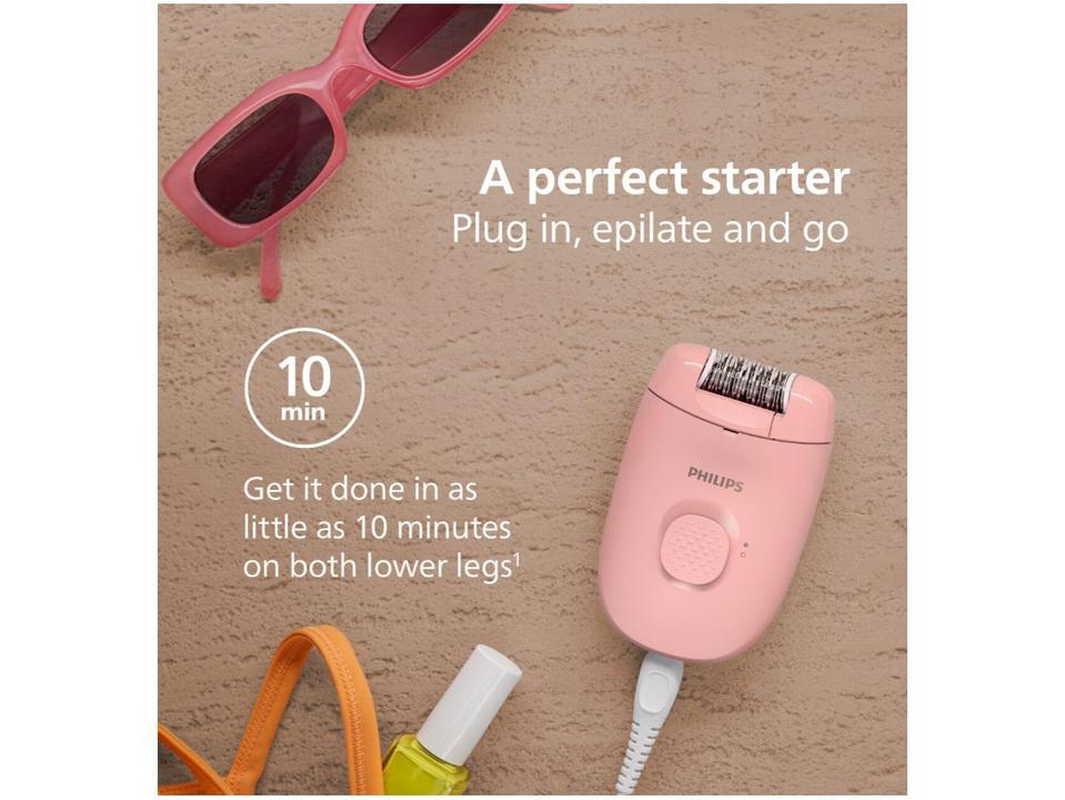 Depilador Philips Satinelle com 1 Acessório Depilação Feminina BRE229/00 Rosa - 8