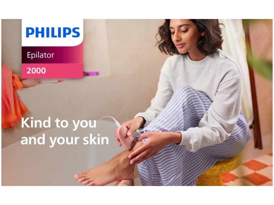 Depilador Philips Satinelle com 1 Acessório Depilação Feminina BRE229/00 Rosa - 11