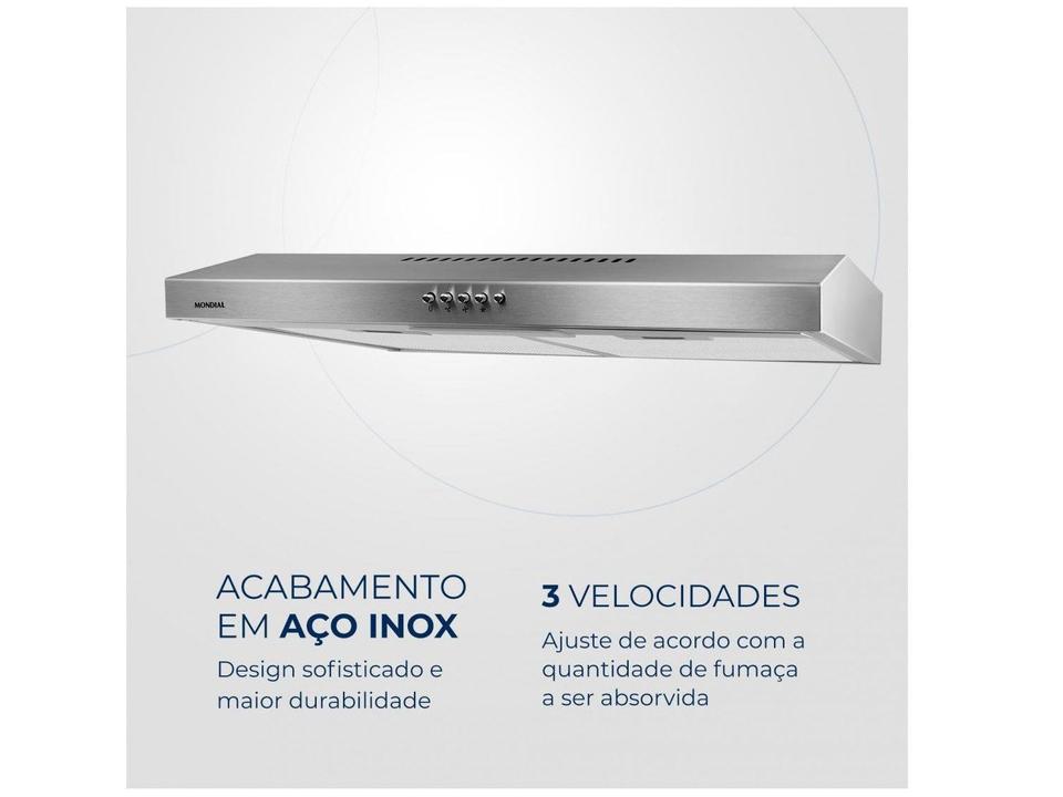 Depurador de Ar Mondial 60cm até 4 Bocas - 7