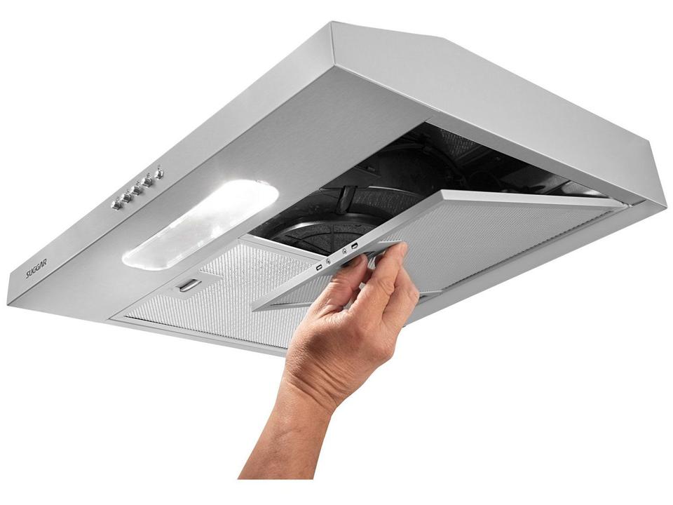 Depurador de Ar Suggar 60cm 4 Bocas 3 Velocidades Slim DPS161IX - 4