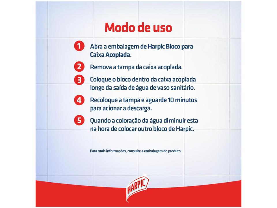 Desodorizador Sanitário Harpic Acqua Marine 100g 2 Unidades - 2