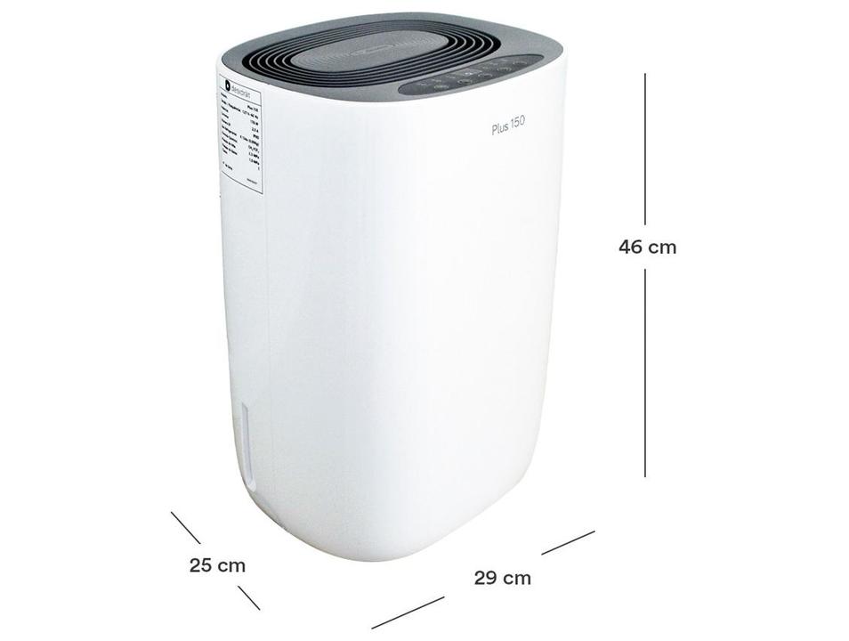 Desumidificador de Ar Portátil Thermomatic Desidrat Plus 150 WF Wi-Fi compatível com Alexa 12L/Dia Branco - 7