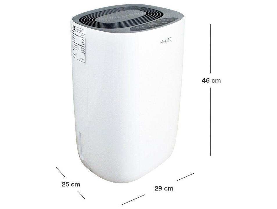 Desumidificador de Ar Portátil Thermomatic Desidrat Plus 150 WF Wi-Fi compatível com Alexa 12L/Dia Branco - 7